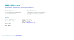 Desktop Screenshot of medisis.sk